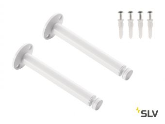 TENSEO, стойка угловая 16см для тросика, 2 шт., белый