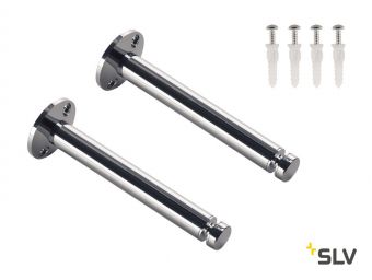 TENSEO, стойка угловая 16см для тросика, 2 шт., хром