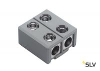 GLU-TRAX®, коннектор прямой / разъём питания, 20А макс., серый