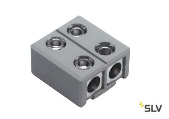 GLU-TRAX®, коннектор прямой / разъём питания, 20А макс., серый