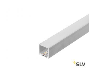 GLENOS Pro-3030 200 профиль накладной, без экрана, 2 м, серебристый