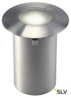 TRAIL-LITE 60 светильник встраиваемый IP65 12В 50Гц 0.3Вт с LED 3000K,10лм, сталь/ стекло матовое