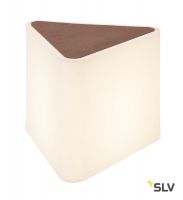 KENGA светильник напольный IP54 для лампы Е27 24Вт макс., белый/ коричневый