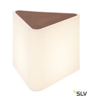 KENGA светильник напольный IP54 для лампы Е27 24Вт макс., белый/ коричневый