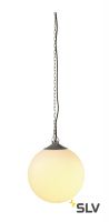 ROTOBALL SWING 40 светильник подвесной IP44 для лампы E27 24Вт макс., белый/ серебристый