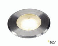 DASAR® FLAT 80 светильник встраиваемый IP67 4.3Вт c LED 3000К, 140лм, 125°, сталь