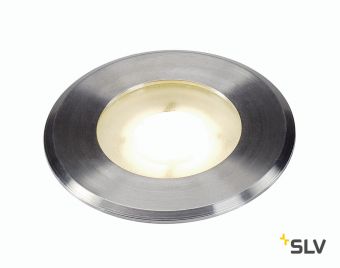 DASAR® FLAT 80 светильник встраиваемый IP67 4.3Вт c LED 3000К, 140лм, 125°, сталь