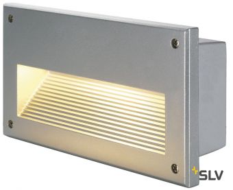 BRICK DOWNUNDER E14 светильник встраиваемый IP44 для лампы E14 40Вт макс., серебристый