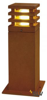 RUSTY SQUARE 40 светильник ландшафтный IP55 для лампы E27 11Вт макс., бурый