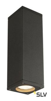 THEO UP/DOWN OUT светильник настенный IP44 для 2-х ламп GU10 по 35Вт макс., антрацит