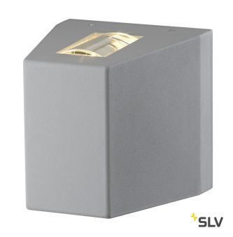 OUT BEAM UP/DOWN светильник настенный IP44 15Вт с LED 3000К, 2х 50лм, 2х 2°, серебристый