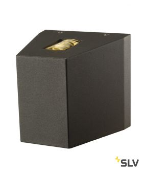 OUT BEAM UP/DOWN светильник настенный IP44 15Вт с LED 3000К, 2х 50лм, 2х 2°, антрацит