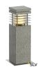 ARROCK GRANITE 40 светильник ландшафтный IP44 для лампы E27 15Вт макс., "соль&перец"/ сталь