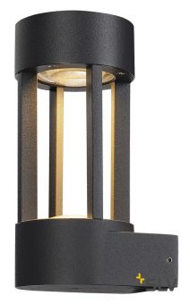 SLOTS WL светильник настенный IP44 6.3Вт с LED 3000К, 140лм, антрацит