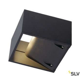 LOGS WL светильник настенный IP44 8Вт c LED 3000К, 420лм, антрацит