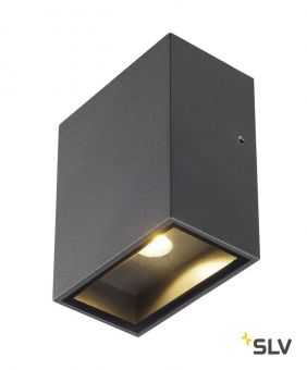 BIG QUAD светильник настенный IP44 4.5Вт с LED 3000К, 260лм, 110°, антрацит