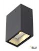 QUAD светильник настенный IP44 4.6Вт с LED 3000К, 80лм, 90°, антрацит