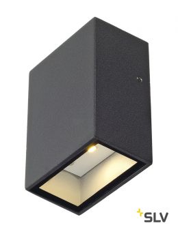 QUAD светильник настенный IP44 4.6Вт с LED 3000К, 80лм, 90°, антрацит