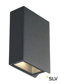 QUAD UP/DOWN светильник настенный IP44 6.8Вт с LED 3000К, 140лм, 60°, антрацит