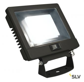 SPOODI SENSOR 20 светильник IP65 30Вт с LED 4000К, 2500лм,100°, датч.движ. с ПДУ, кабель 2м, черный