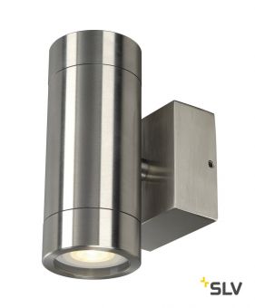 ASTINA STEEL светильник настенный IP44 для 2х ламп GU10 по 35Вт макс., сталь