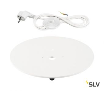 LIGHT PIPE LED, основание комнатное с кабелем и выключателем/ белый