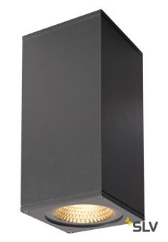 BIG THEO LED UP-DOWN светильник настенный IP44 42Вт с LED 3000К, 2х 2000лм, 2х 24°, антрацит