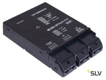 Блок питания 24В=, 100Вт (3х 33Вт), 3-х канальный, диммируемый 1-10В, черный