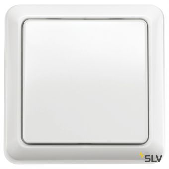 SLV CONTROL BY TRUST, радиовыключатель настенный, одноклавишный, с опцией автоотключения, белый