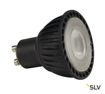 LED GU10 источник света 230В, 4.3Вт, 3000K, 245лм, 40°, черный корпус