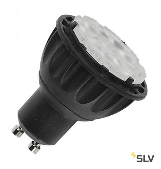 LED GU10 источник света 230В, 7Вт, 3000К, 300лм, 25°/40°/55°, CRI>90, диммируемый, черный