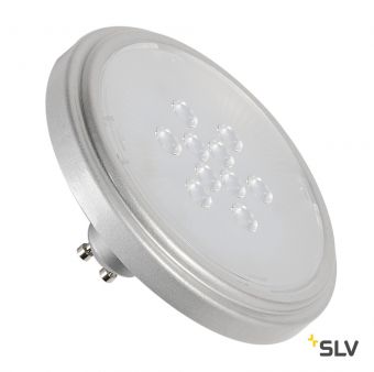 LED QPAR111 GU10 источник света 230В, 7.9Вт, 4000K, 760лм, 40°, серебристый корпус