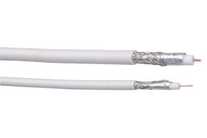 ITK Каб. коаксиальный RG6, 75 Ом, FPE, ПВХ, бел. (305м)