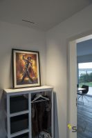 MEDO 60 LED светильник накладной 40Вт с LED 3000К, 3500лм, 105°, димм. 1-10В, бордовый