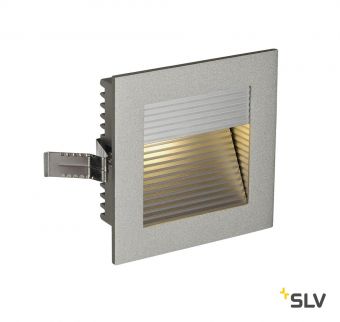 FRAME CURVE LED светильник встраиваемый 350мА 1Вт с LED 3000К, 60лм, серебристый/ алюминий