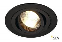 NEW TRIA 78 ROUND GU10 LS светильник встраиваемый для лампы GU10 50Вт макс., черный