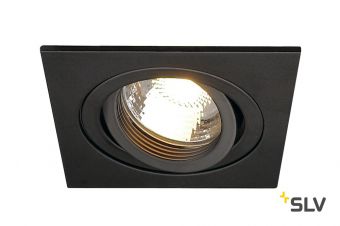 NEW TRIA 78 SQUARE GU10 LS светильник встраиваемый для лампы GU10 50Вт макс., черный
