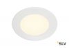 DL 126 LED светильник встраиваемый 12В DC 2.8Вт с LED 2700К, 160лм, 90°, белый
