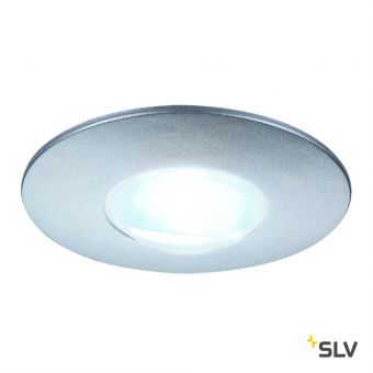 DEKLED светильник встраиваемый 350мА 1Вт с LED 4000К, 60лм, 45°, серебристый