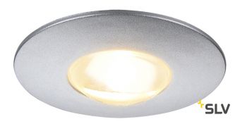 DEKLED светильник встраиваемый 350мА 1Вт с LED 3000К, 60лм, 45°, серебристый