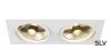 NEW TRIA 300 DOUBLE ES111 CS светильник встраиваемый для 2-х ламп ES111 по 75Вт макс., белый