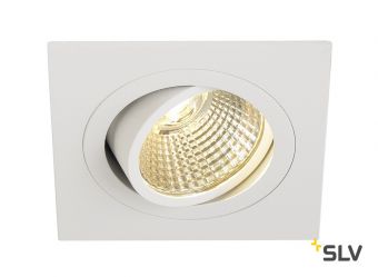 NEW TRIA 77 SQUARE CS светильник встраиваемый 9.1Вт с БП и LED 2700К, 645лм, 38°, белый