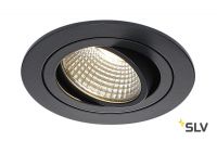 NEW TRIA 77 ROUND CS светильник встраиваемый 9.1Вт с БП и LED 3000К, 700лм, 38°, черный