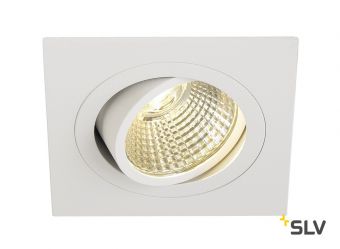 NEW TRIA 77 SQUARE CS светильник встраиваемый 9.1Вт с БП и LED 3000К, 700лм, 38°,  белый