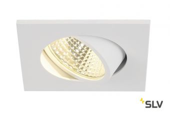 NEW TRIA 68 SQUARE CS светильник встраиваемый 5.3Вт с БП и LED 3000К, 300лм, 38°, белый