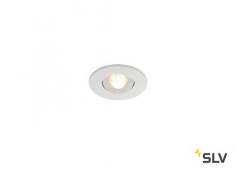 NEW TRIA 40 ROUND CS светильник встраиваемый IP44 4.4Вт с БП и LED 3000К, 143лм, 30°, белый