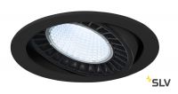 SUPROS DL светильник встраиваемый 31Вт с БП и LED 4000К, 2600лм, 60°, черный