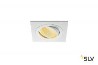 NEW TRIA 110 SQUARE CS светильник встраиваемый 16Вт с БП и LED 2700К, 1030лм, 38°, белый