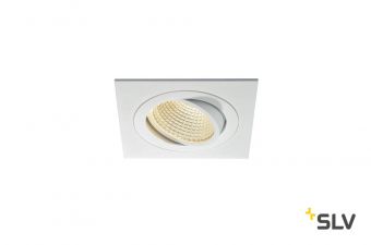 NEW TRIA 110 SQUARE CS светильник встраиваемый 16Вт с БП и LED 3000К, 1120лм, 38°, белый