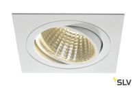 NEW TRIA 150 SQUARE CS светильник встраиваемый 29Вт с БП и LED 3000К, 2500лм, 30°, 1-10В, белый